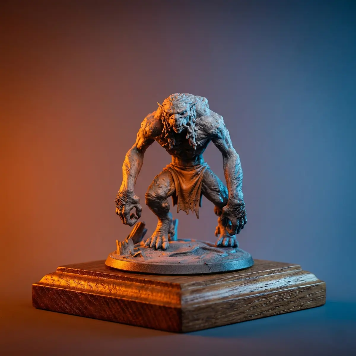 Miniatura de resina alta resolución